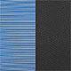 Сетка синяя- ткань чёрная MS
